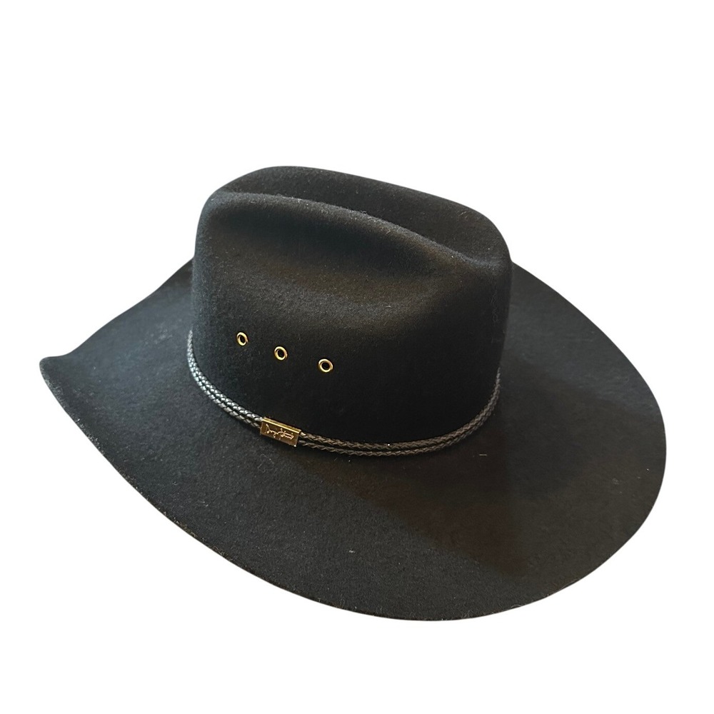 George Strait Black Felt Cowboy Hat Youth Fit